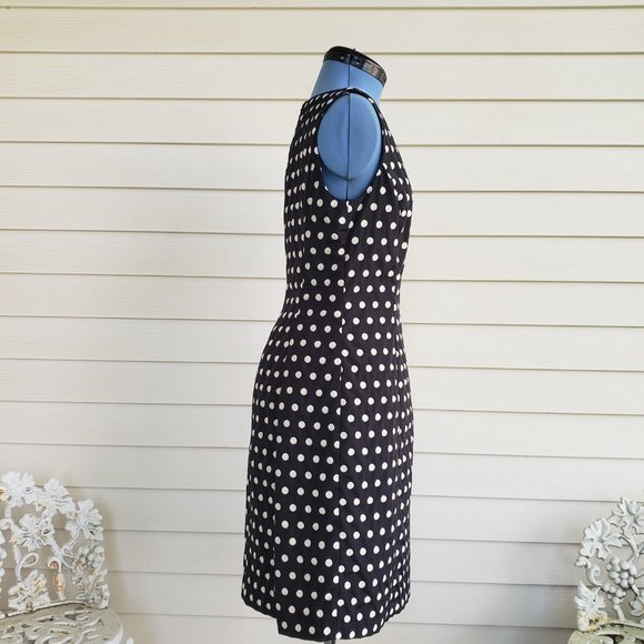 Lauren Ralph Lauren sleeveless polka dot midi dress - Picture 5 of 9